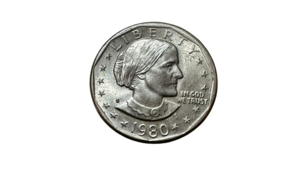 1980 Wide Rim Susan B. Anthony Dollar