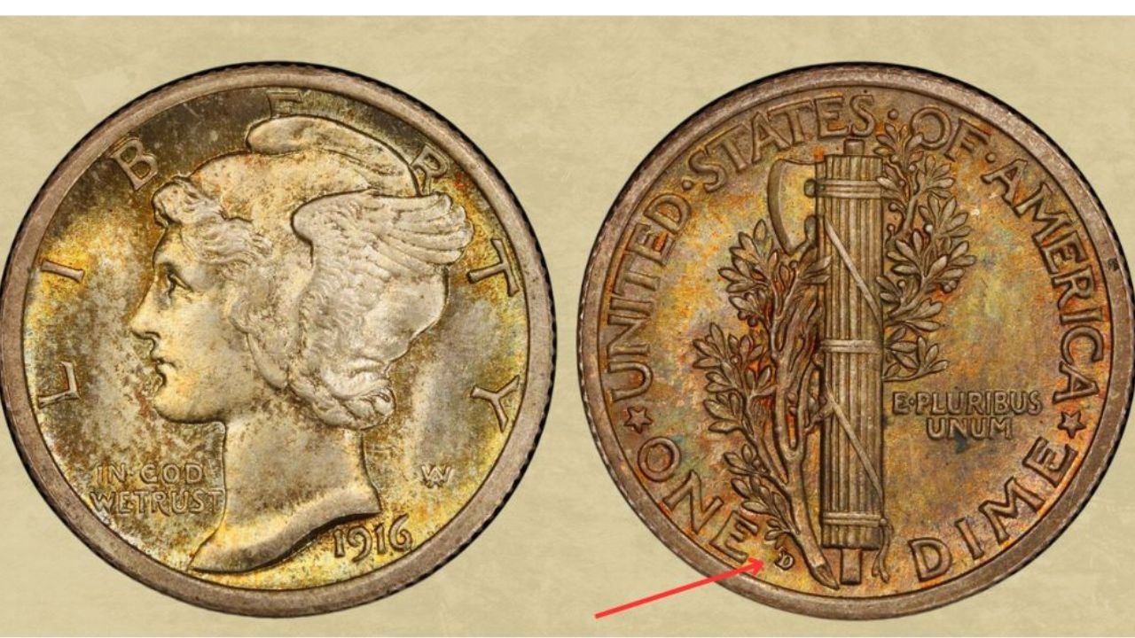 The 1916-D Mercury Dime: 